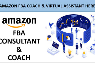 be your amazon consultant, amazon fba coach manage