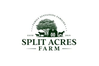 design lawn care, landscape, farm and agriculture logo with creative thinking