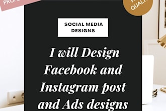 create instagram, facebook, post design on canva pro