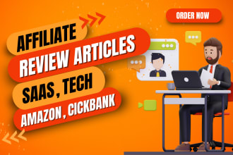 write SEO optimized affiliate review article and blog posts