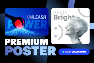 design an eye catching poster for your business
