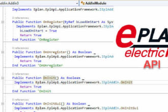 customize eplan p8 software using vb dot net and eplan API