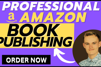 professionally publish your book on amazon kdp kindle