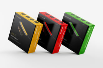 do electronics appliances and gadgets box packaging design