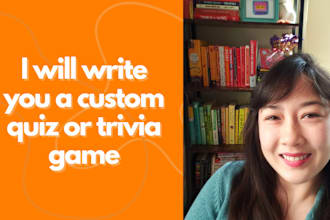 write you a smart custom quiz or trivia game