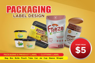 product label drink and food unlimited revision