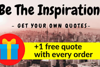 ghostwrite and design original quotes for you