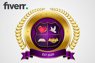 design a unique church, business and school seal logo
