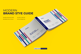 do business branding book, guidelines and brand manual kit