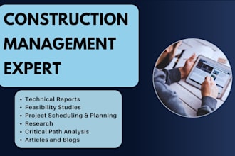 do construction management research and reports