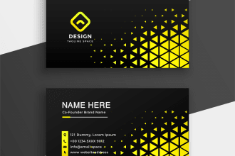 modern design your professional business card