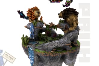 build a professional minecraft bedwars or skywars map