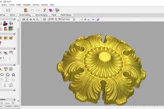 create stl or art files for engraving and carving on cnc routers