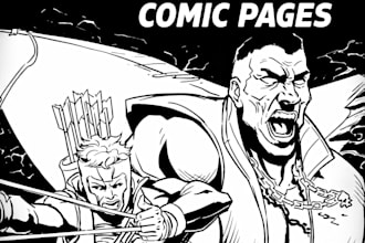 draw professional comic book pages