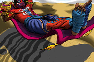 draw your comic art, comic book, illustrations, comic pages