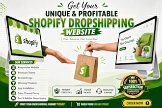 shopify expert shopify dropshipping, shopify product listing
