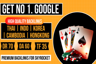 seo backlink for thailand korea indonesia hong kong cambodia singapore ranking