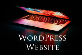 create modern responsive wordpress website design