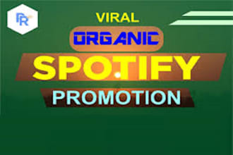 promote spotify tracks organically to active audiences