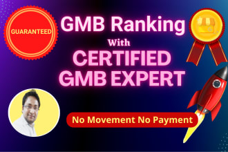 provide gmb ranking with gmb optimization for local seo