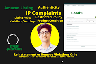 reinstate remove copyright infringement listing violations amazon