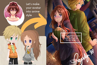 draw your avatar into anime style