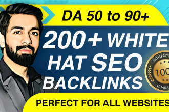 250 foundation SEO backlinks, white hat manual service for top google rankings