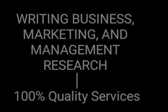 research on business, marketing, and management
