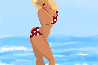 draw you a sexy pinup girl