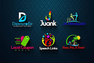 do modern 3d business logo design