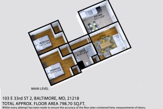 create 2d and 3d floor plan from matterport link