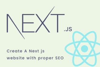 create a next js website with full SEO