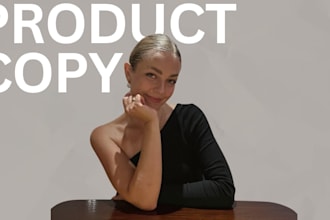 write your product and category descriptions