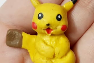 make pokemon polymer clay figures for you