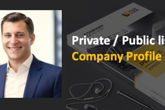 provide company profile to you
