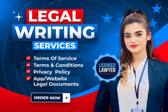 write legal contracts, agreements, nda, terms and conditions, privacy policy
