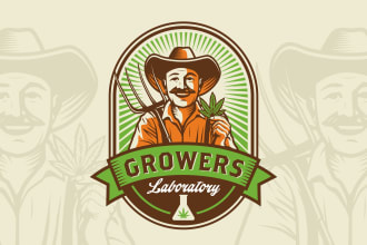 create vintage badge logo