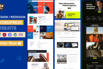 design, redesign, build, duplicate, copy clone or revamp wordpress website