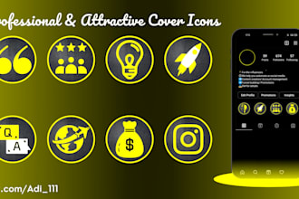 create a highlight cover icon for your instagram