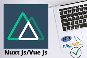 create static website in nuxt and vue js