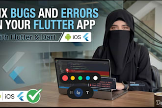 fix bugs and errors in your flutter app