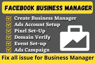 create and setup facebook business manager and ads account