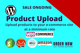 woo commerce product upload and add products with wordpress