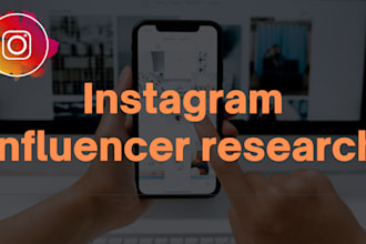 help with influencer research, outreach, and marketing