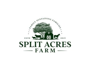 design lawn care, landscape, farm and agriculture logo with creative thinking