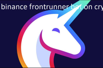 develop profitable bot for your frontrunner, pancake swap and uniswap