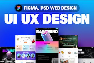 do professional, creative psd or figma website design