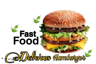 design professional fast food and restaurant logo