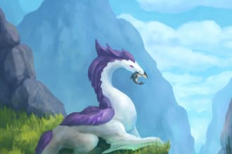 draw your dragon, dragon illustration