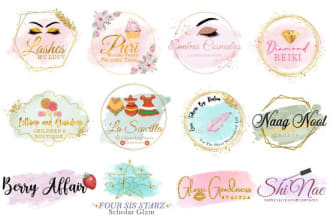 do elegant watercolour feminine logo
